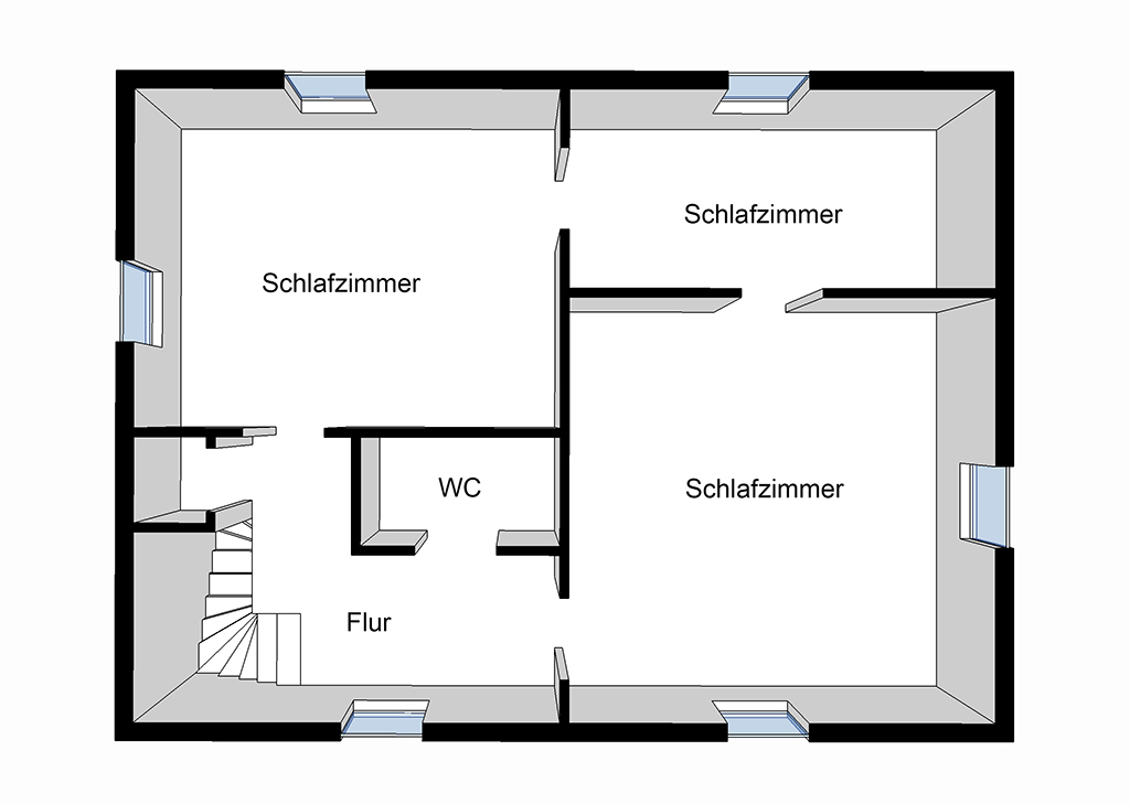 Grundrisse Parterre + Obergeschoss | Schweden Immobilien Online